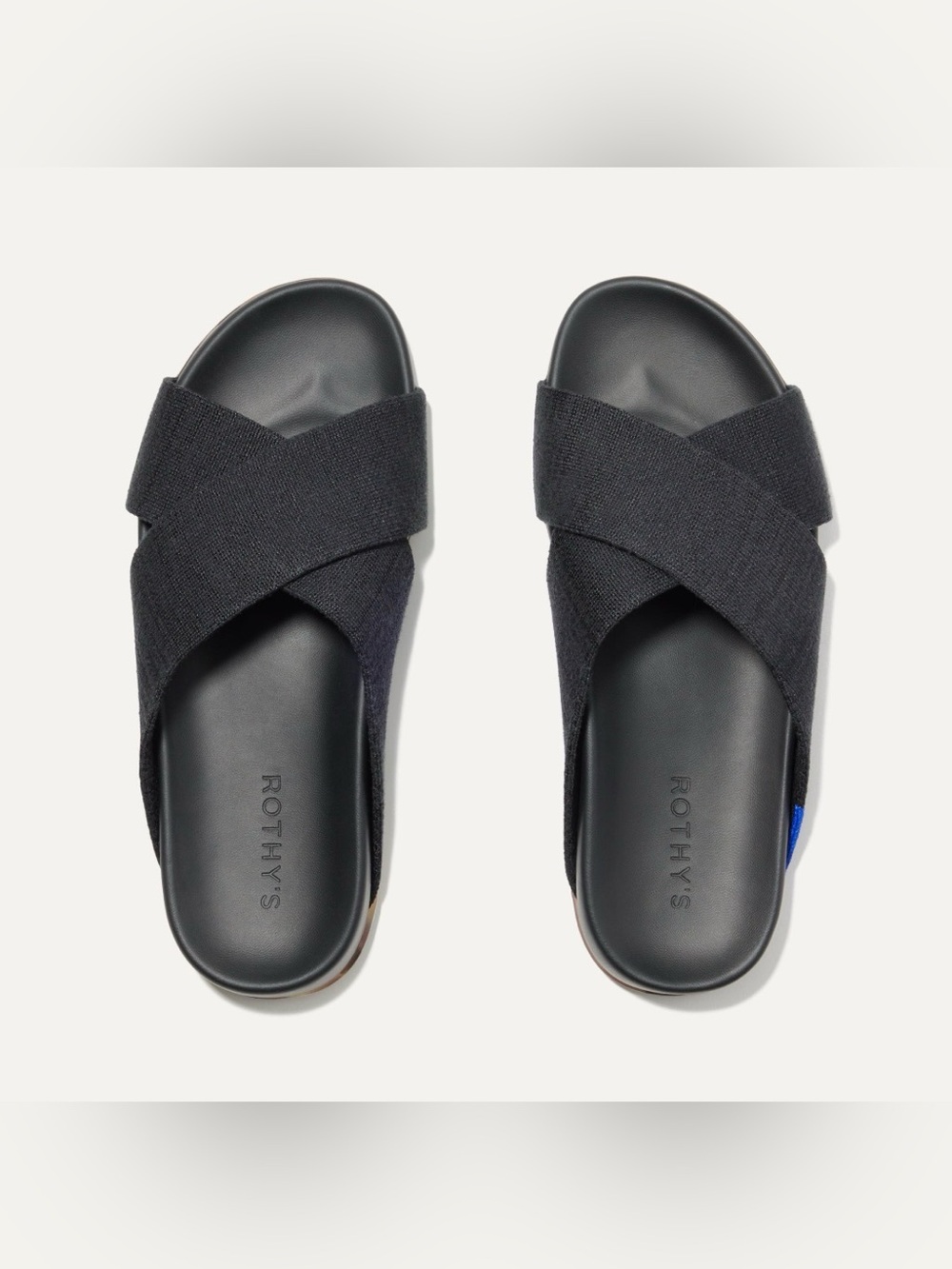 Rothy's The Weekend Slide in black